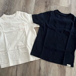 GAP Kids' Blue and White Short Sleeve Tees
